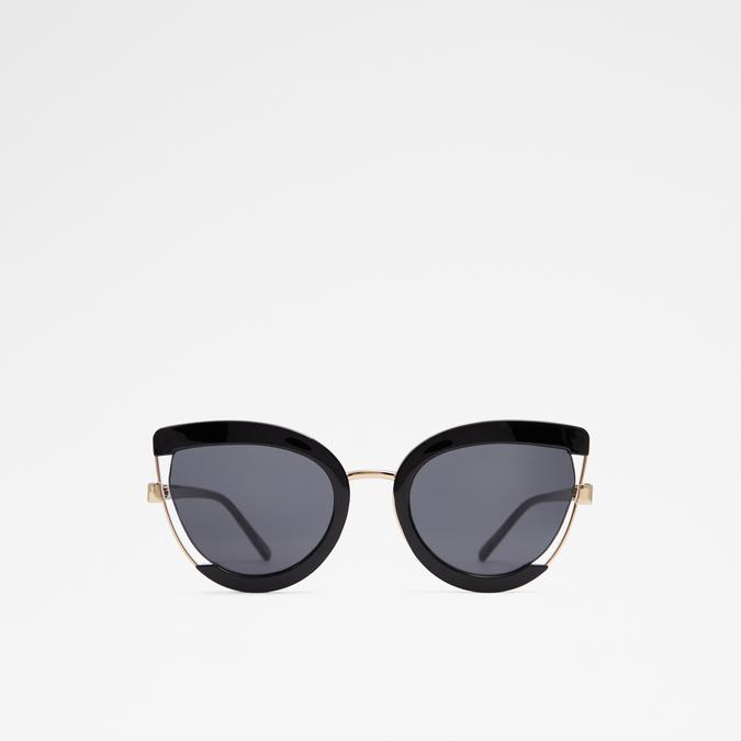 Lorys Women's Black On Gold Sunglasses
