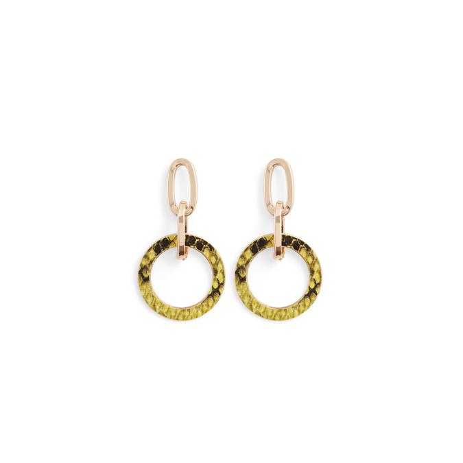 Powranna Women's Bright Yellow Earrings