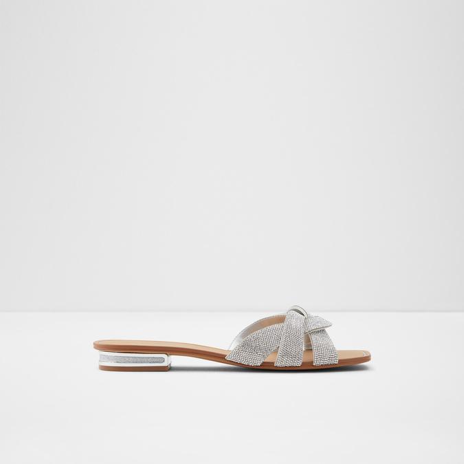 Coredith Women's Silver Flat Sandals