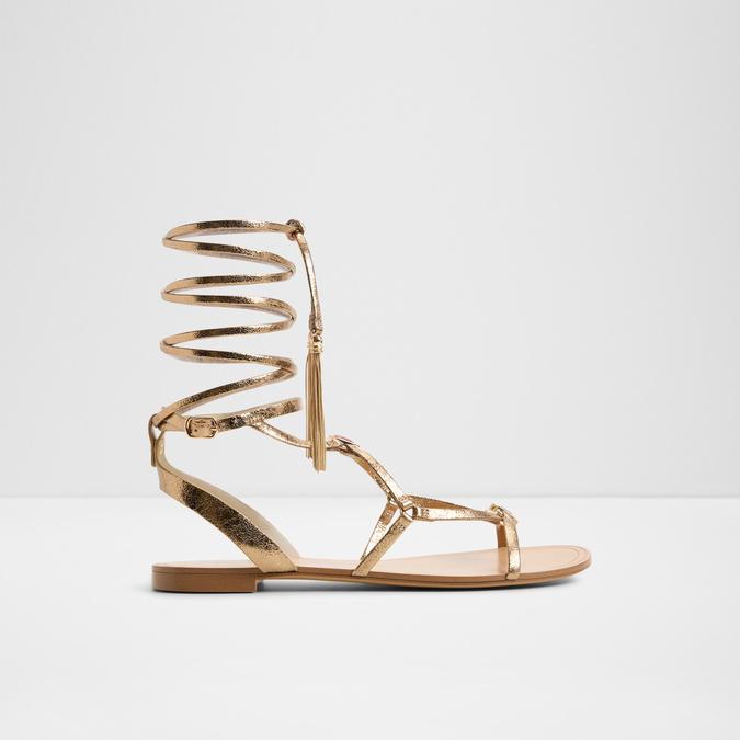 ANDRINA Gold Women Flats