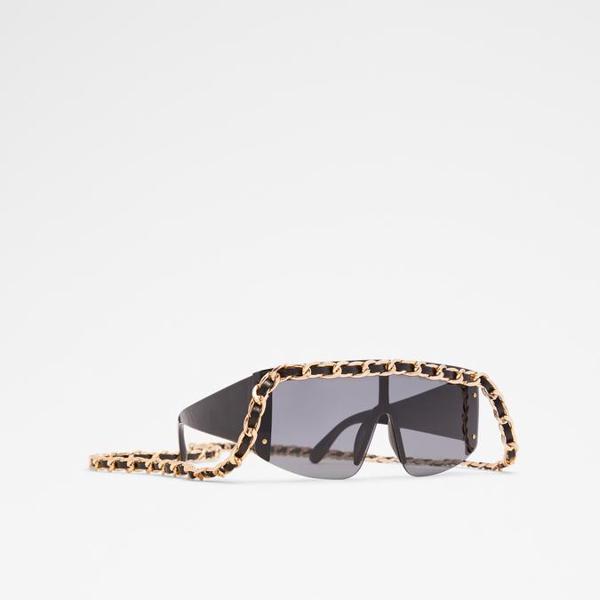 Adroirwen Women's Black On Gold Sunglasses image number 2