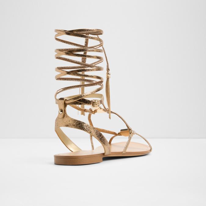 ANDRINA Gold Women Flats