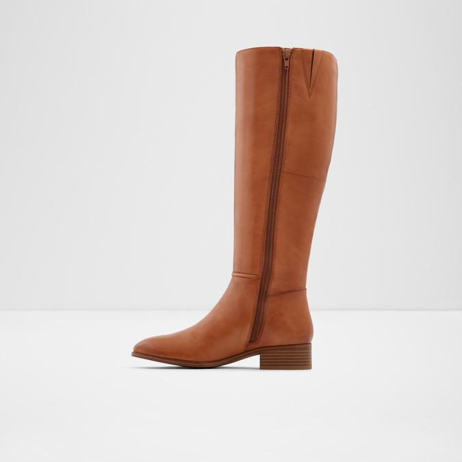 Dudinin Women's Cognac Knee Length Boots image number 2