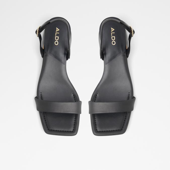 Halenia Women's Black Block Heel Sandal