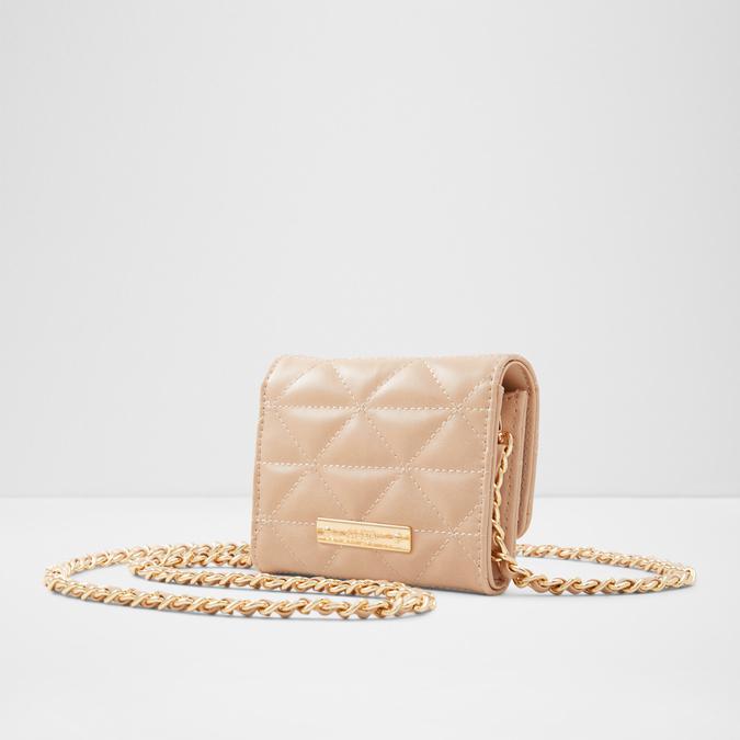 Carramagyn Women's Beige Wallet On A Chain
