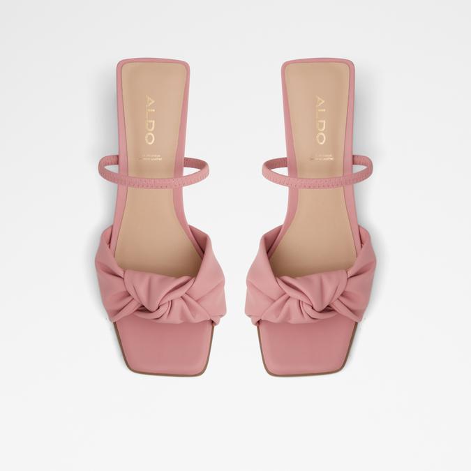 Wigoveth Women's Medium Pink Block Heel Sandals