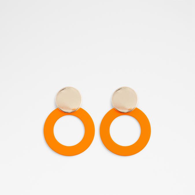 Sevendasa Women's Bright Orange Earrings